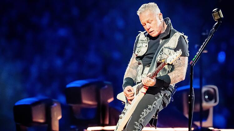 Metallica performing live