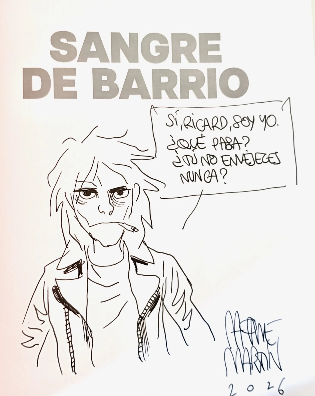Dedicat&ograve;ria de Jaime Mart&iacute;n