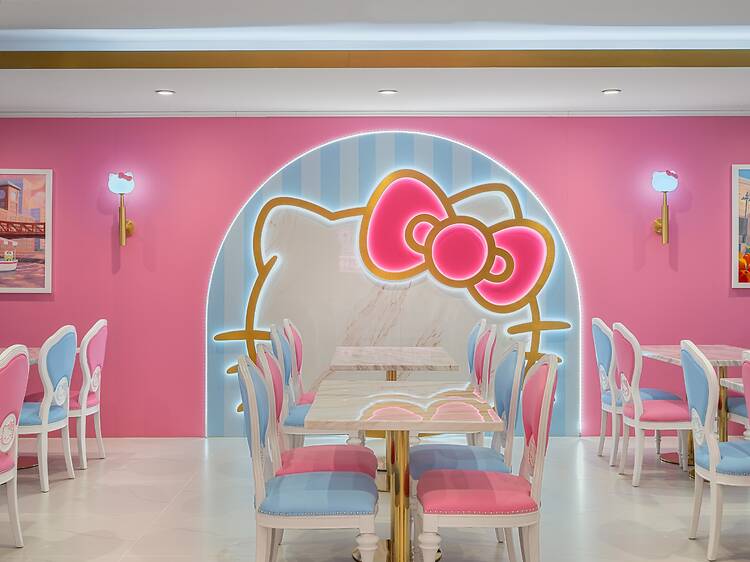 First look: Inside the adorable new two-floor Hello Kitty Cafe in Chicago