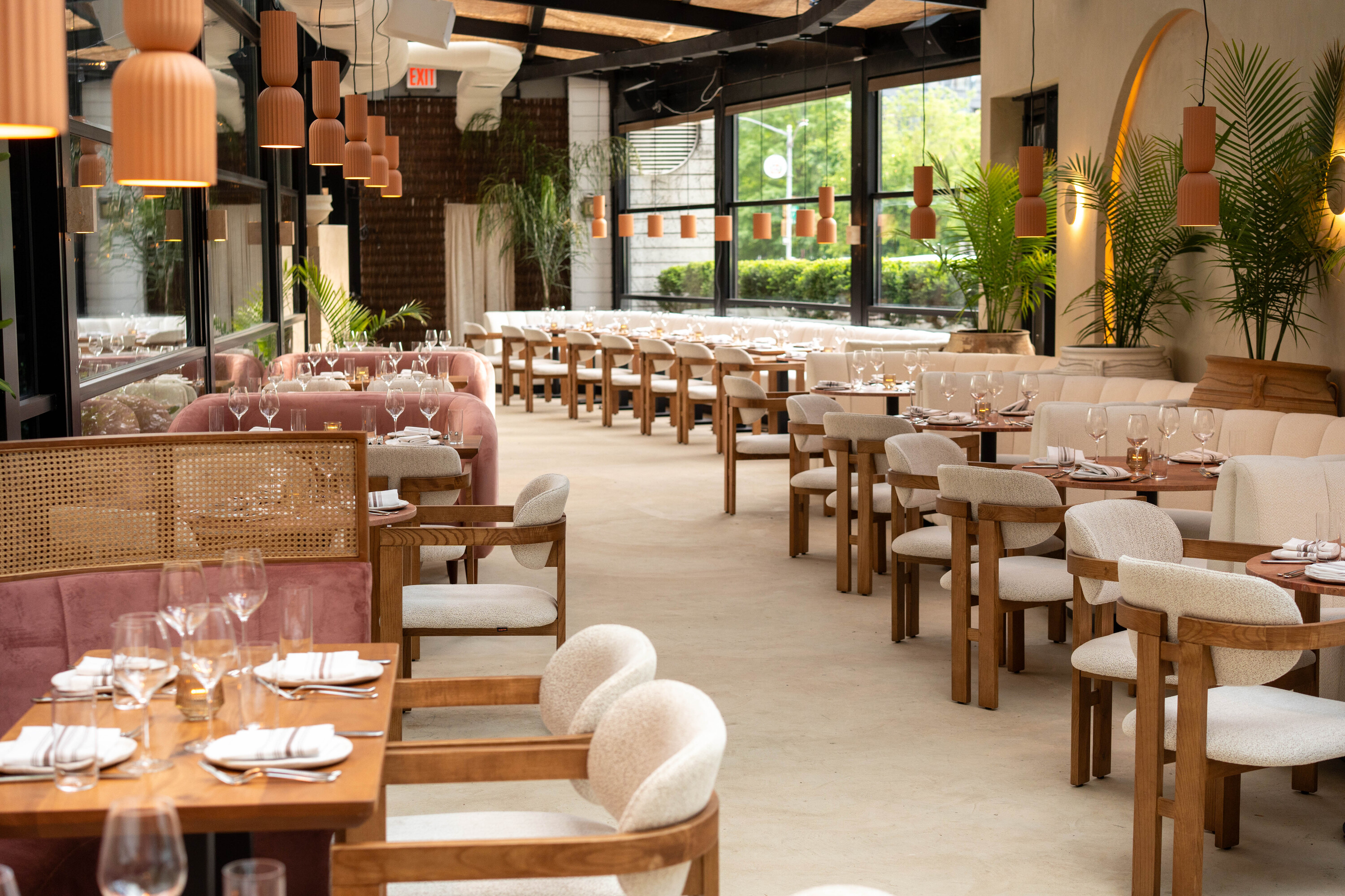 Selene is a gorgeous new Greek restaurant on Grand Street with one of the most beautiful outdoor dining setups in the city