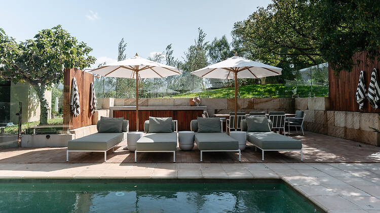 The pool at McGuigan House