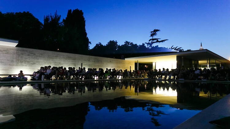 Cinema al Pavelló Mies van der Rohe