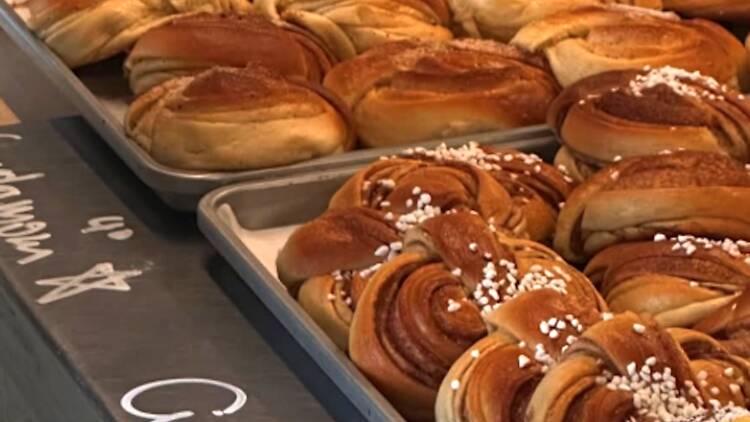 Cardamom buns at The Local Baker, Observatory Cardamom buns at The Local Baker, Observatory