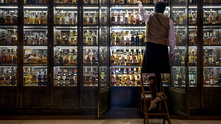 SCOTCH bar at The Balmoral in Edinburgh, Scotland 