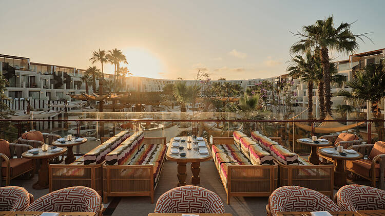 The view at COYA Ibiza Pisco Bar at Bless The Site Ibiza in Spain