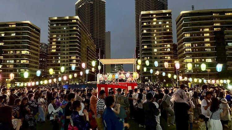 Harumi Wharf Park Bon Odori