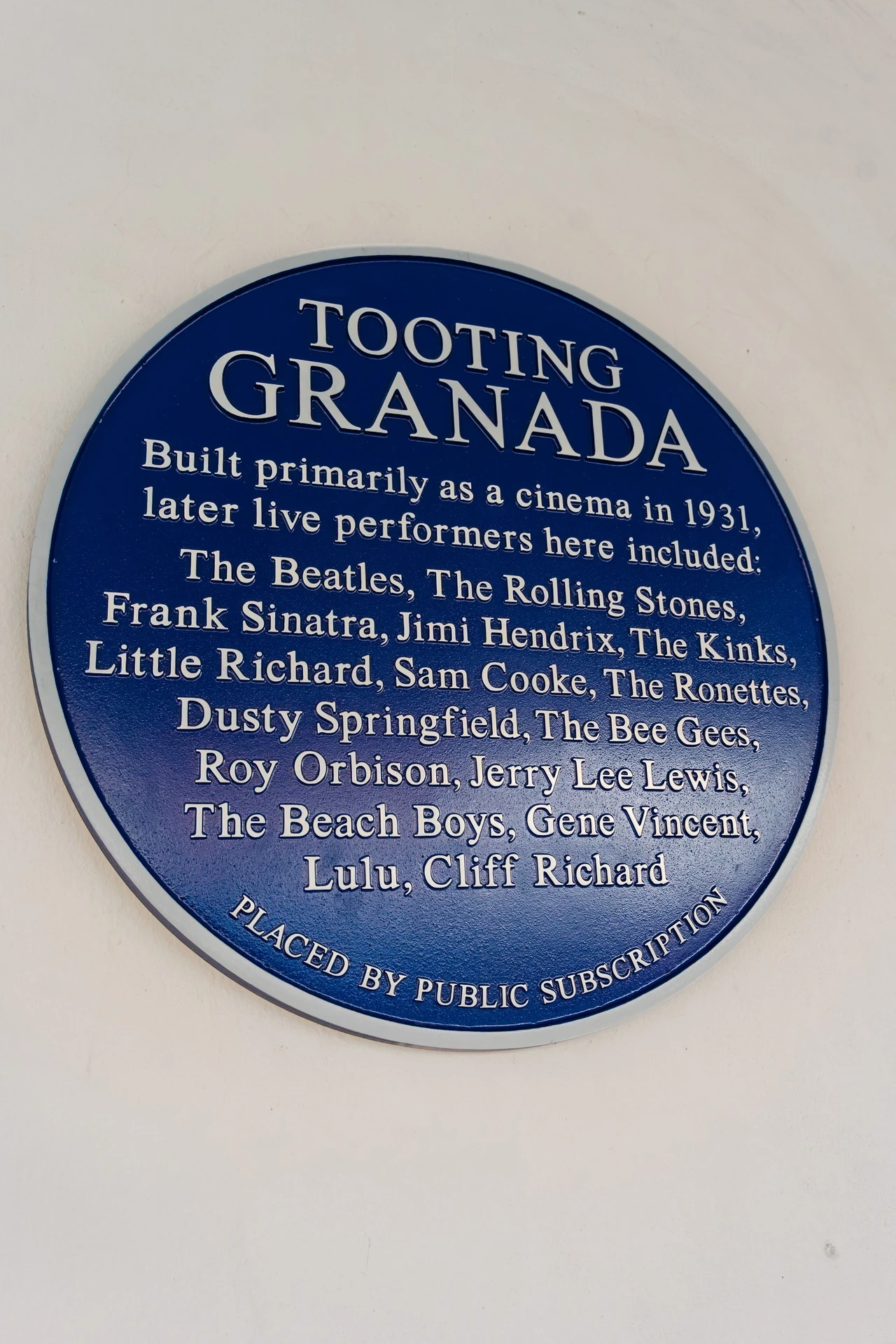 Blue Plaque reveal at Buzz Bingo Tooting