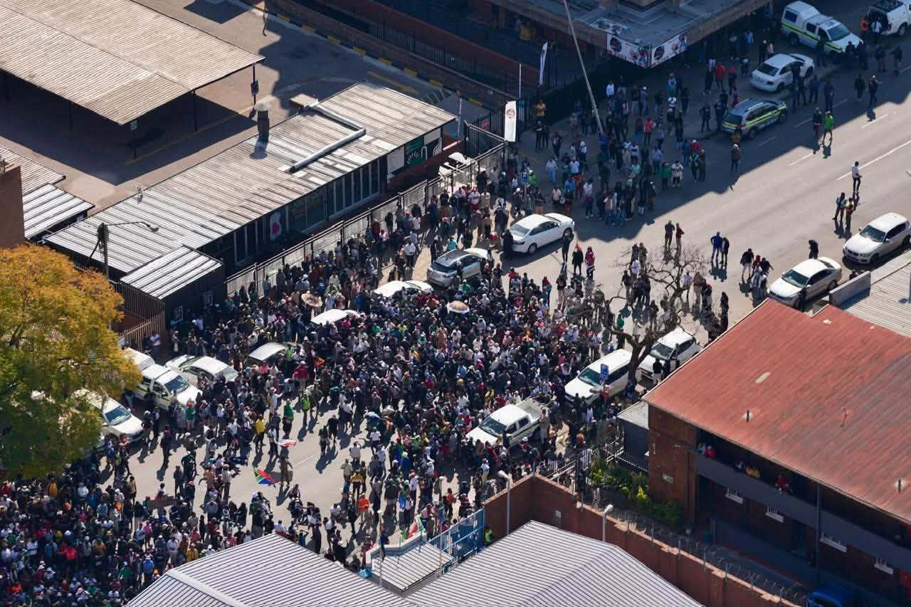 Johannesburg has remained largely business as usual during anti-immigration demonstrations.