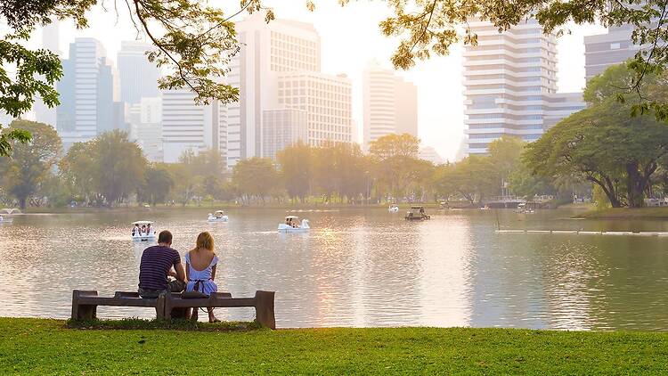Stare at nothing for 30 minutes at Lumphini Park