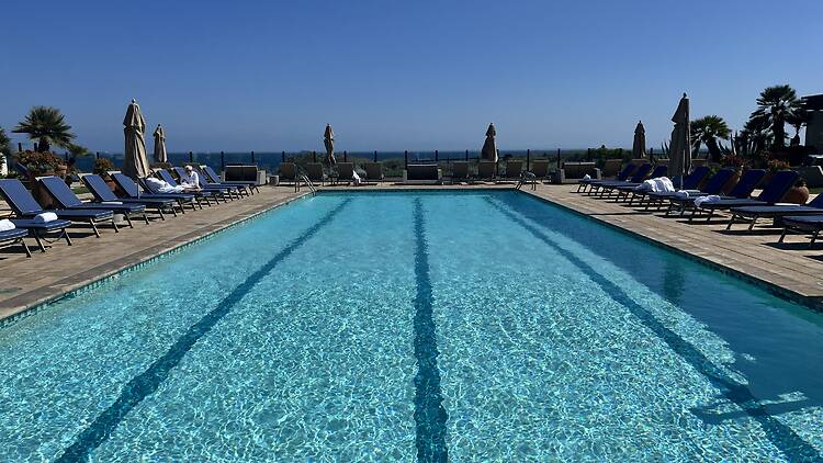 The pool at the Spa at Terranea.