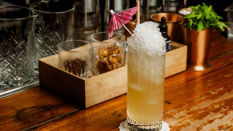 A cocktail at Stitch Bar