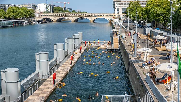 La Seine renouvelle ses trois spots de baignade cet été La Seine renouvelle ses trois spots de baignade cet été