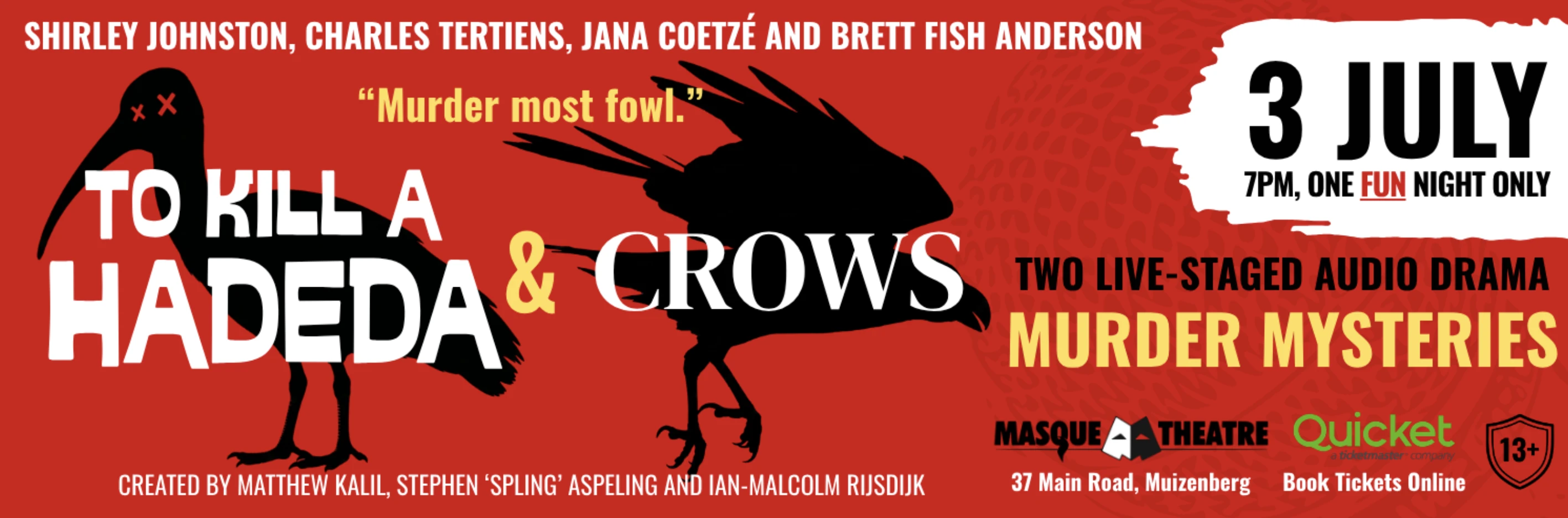 To Kill A Hadeda & Crows