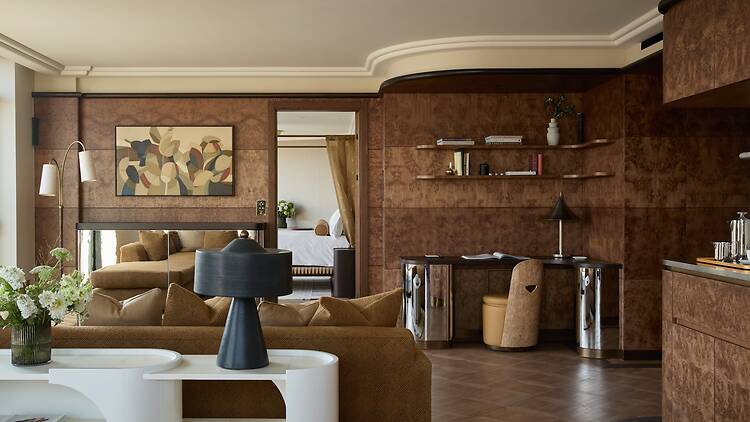 The one-bedroom suite at the Newman