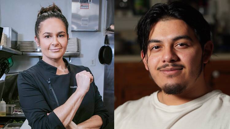 Chef Antonia Lofaso and Creator @jose.elcook of 'TikTok LIVE x Food Network Presents: Tomato Season' Chef Antonia Lofaso and Creator @jose.elcook of 'TikTok LIVE x Food Network Presents: Tomato Season'