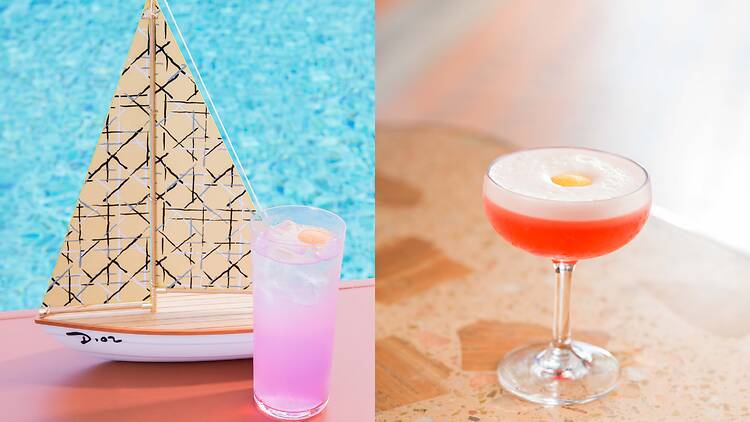 Dioriviera-inspired cocktails at Swim Club Dioriviera-inspired cocktails at Swim Club
