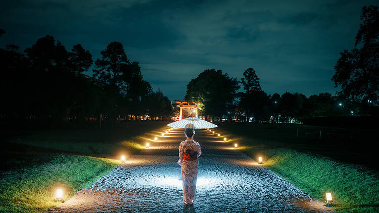Summertime Illumination at Kamigamo Shrine