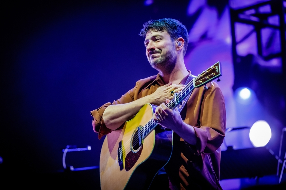 Mumford and Sons performing live in Belgium