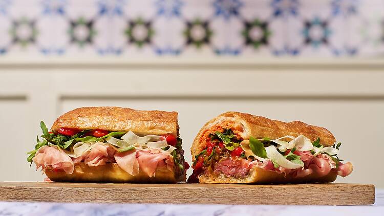 Alidoro's namesake sandwich. Alidoro's namesake sandwich.