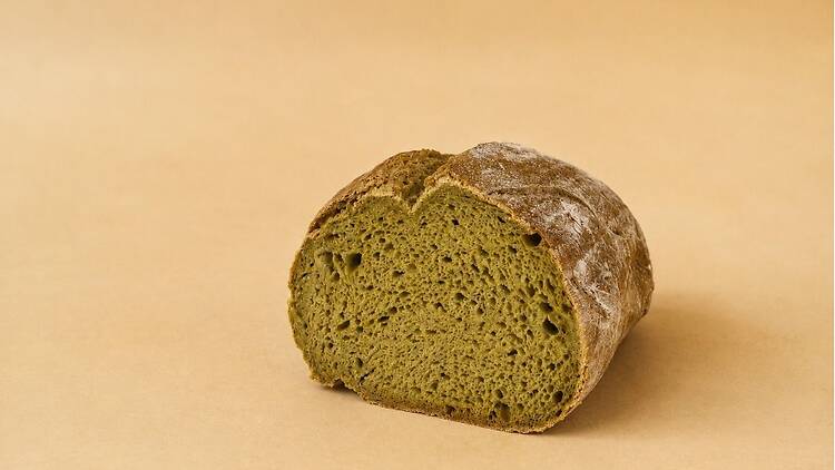 Pan Matcha y Espirulina Pan Matcha y Espirulina