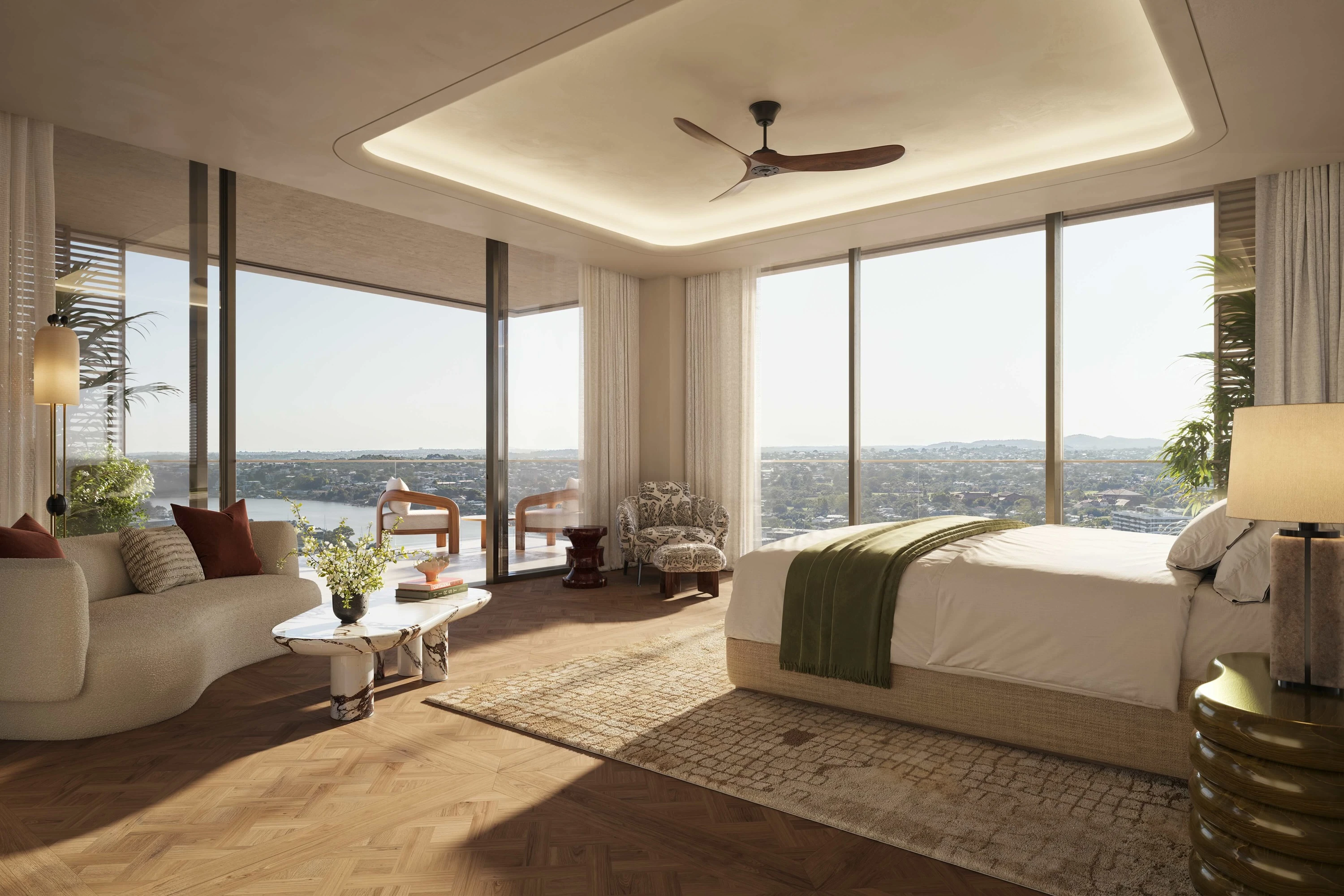 Render of bedroom