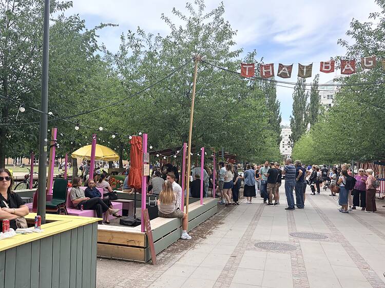 4.7 Tuck into pad krapow moo at Thai Bågen, Stockholm’s new street food market 4.7 Tuck into pad krapow moo at Thai Bågen, Stockholm’s new street food market