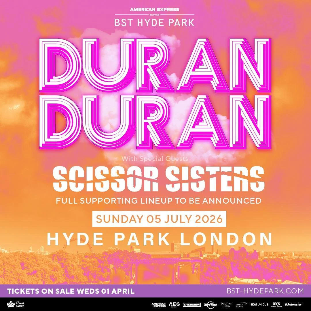Duran Duran BST Hyde Park 2026 poster
