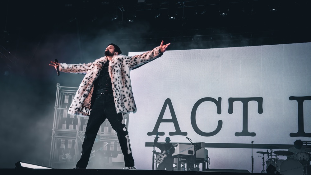 Kasabian performing live