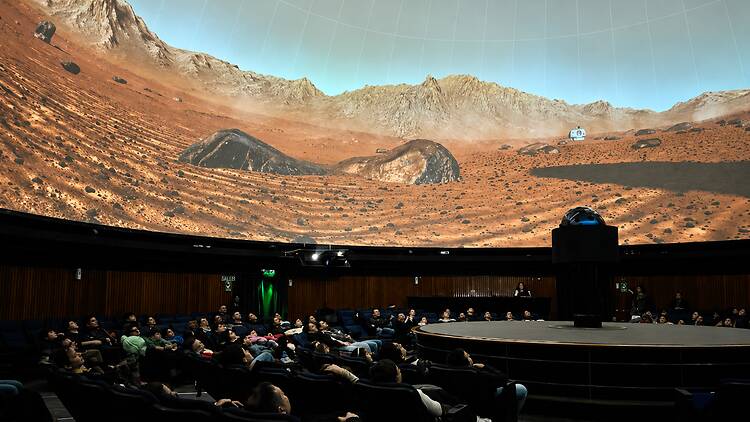 An immersive experience for children at the Planetarium An immersive experience for children at the Planetarium