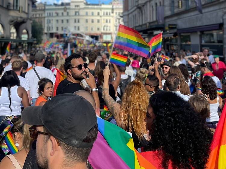 31.7. Stockholm Pride – festivalstämning i stan 31.7. Stockholm Pride – festivalstämning i stan