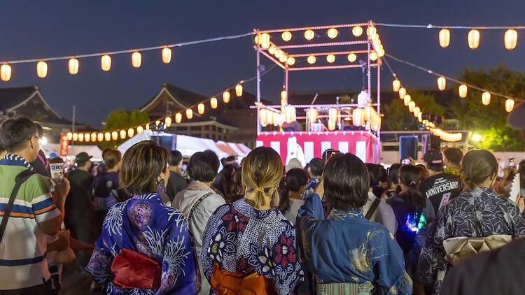 Honganji Summer Bon Odori Festival, Kyoto Honganji Summer Bon Odori Festival, Kyoto