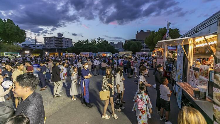 Honganji Summer Bon Odori Festival, Kyoto Honganji Summer Bon Odori Festival, Kyoto