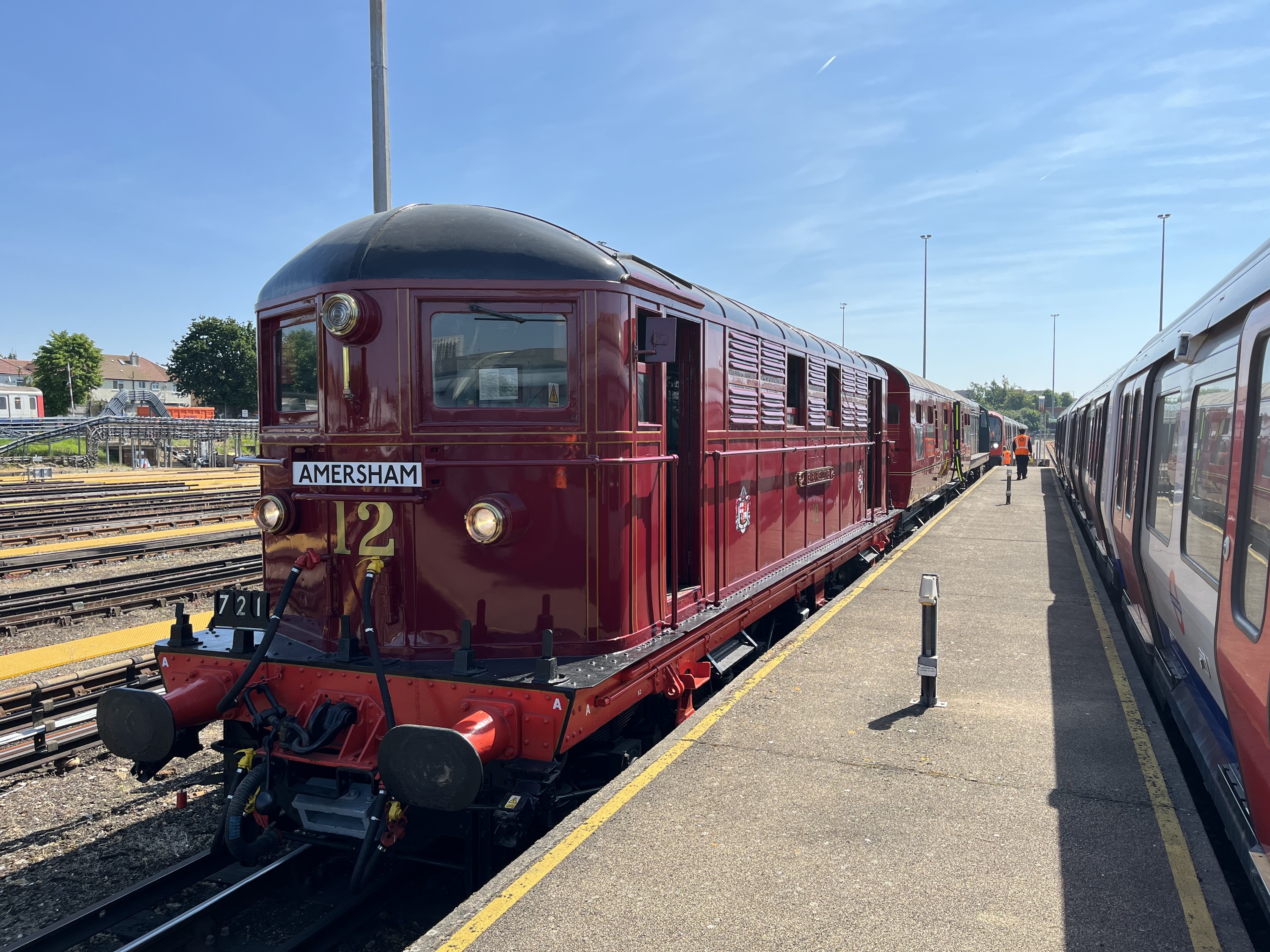You can ride a vintage 1930s tube train in London this month