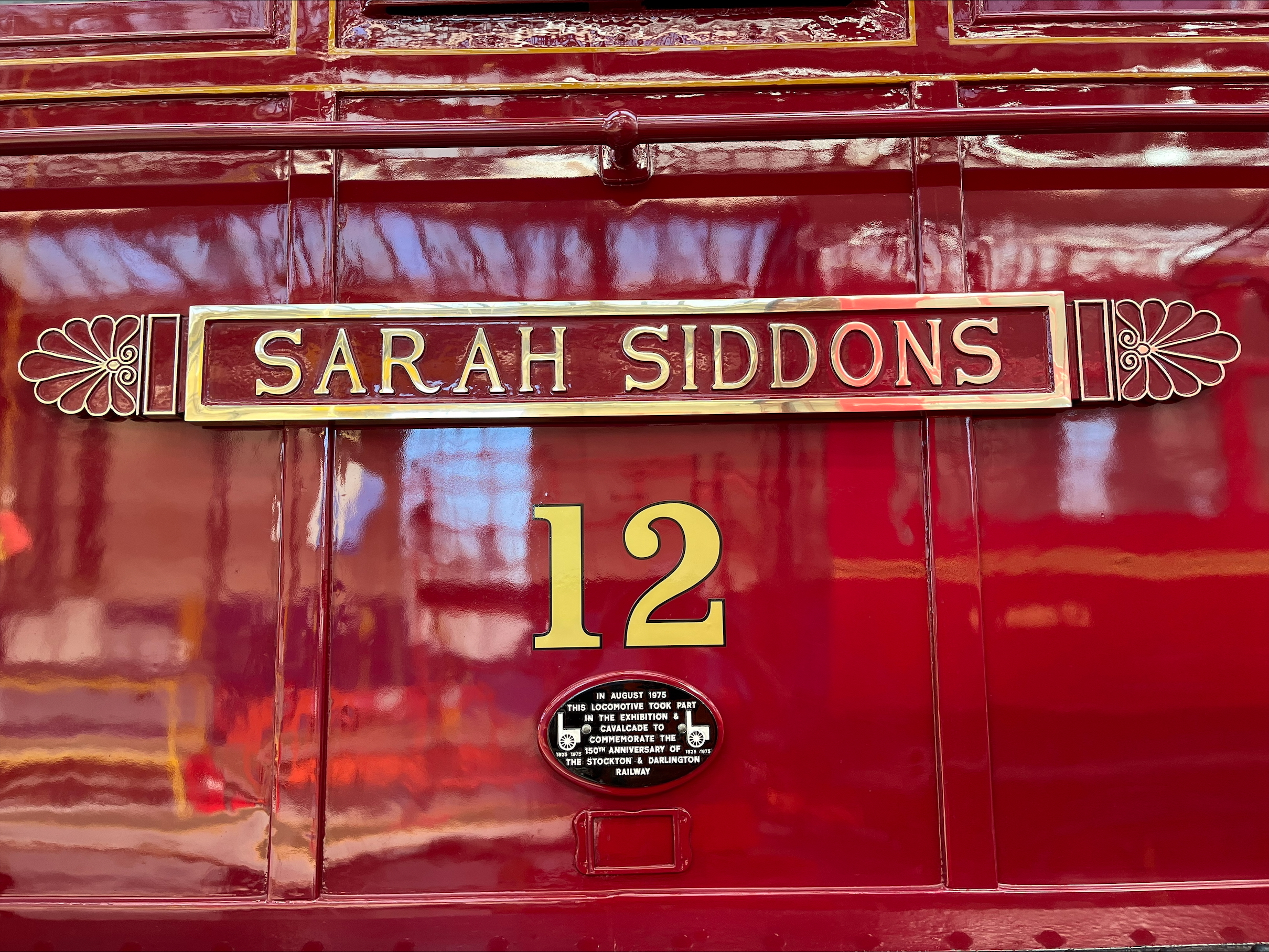 Sarah Siddons 1950s train