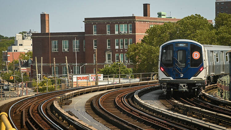 The new R211 subway cars on the D line. The new R211 subway cars on the D line.