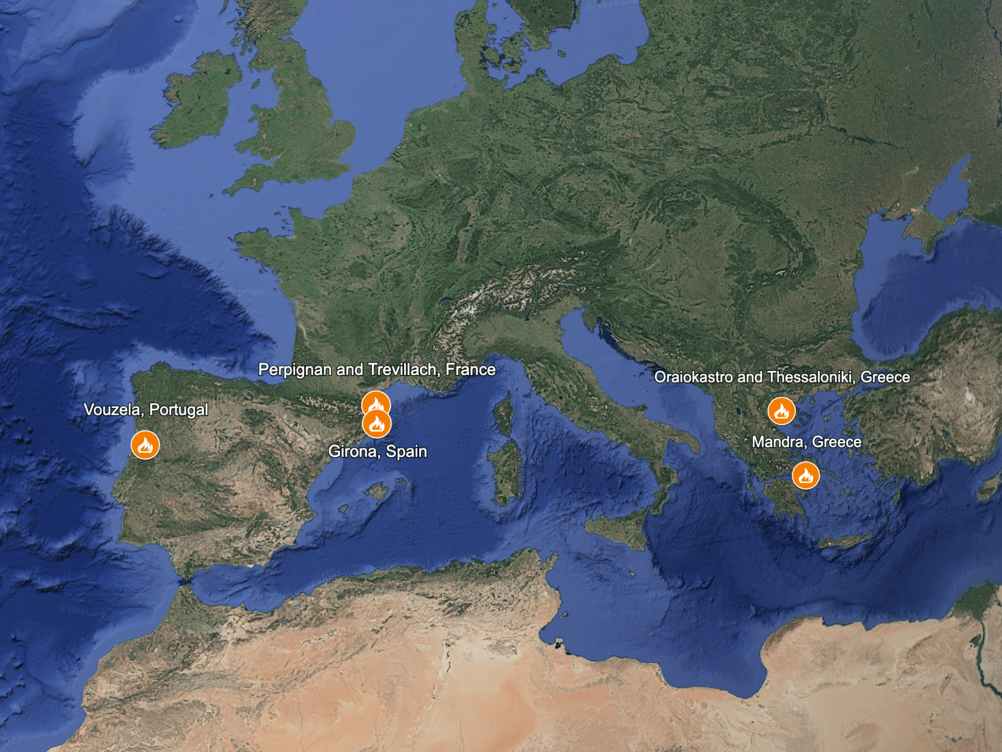Map of Wildfires As Blazes Spread in Greece, Spain, Portugal and France, Canada Reviews Map of Wildfires As Blazes Spread in Greece, Spain, Portugal and France, Canada Reviews