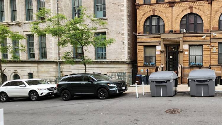Empire Bins for trash. Empire Bins for trash.