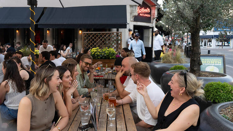 Northcote Road al fresco dining, London Northcote Road al fresco dining, London