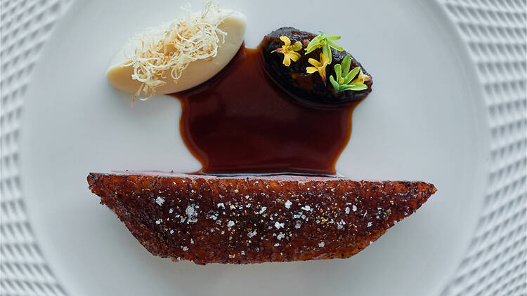 Zlata Praha dish within the Fairmont Golden Prague hotel in Czechia
