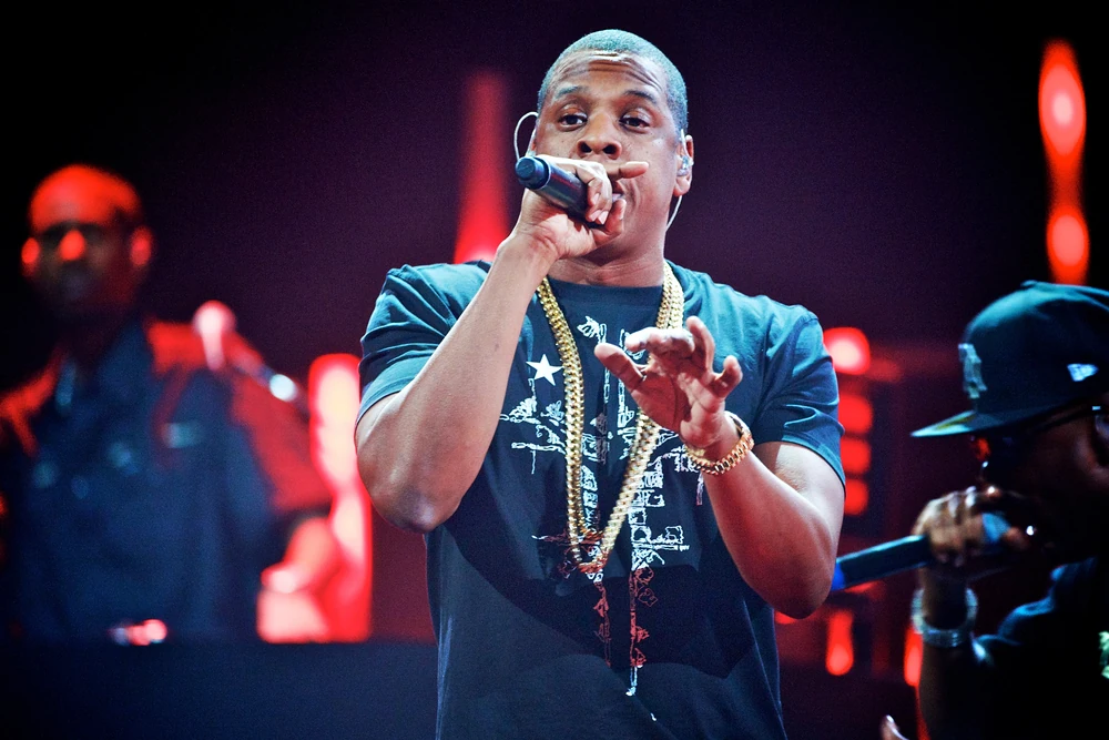 Jay Z performing live in 2009