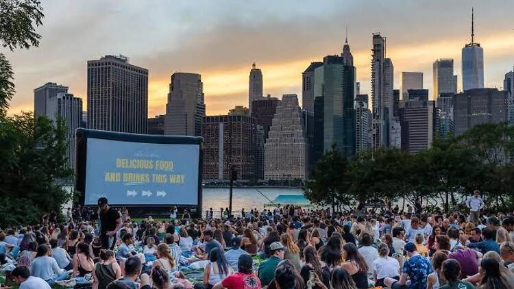 Movies With a View at Brooklyn Bridge Park Movies With a View at Brooklyn Bridge Park