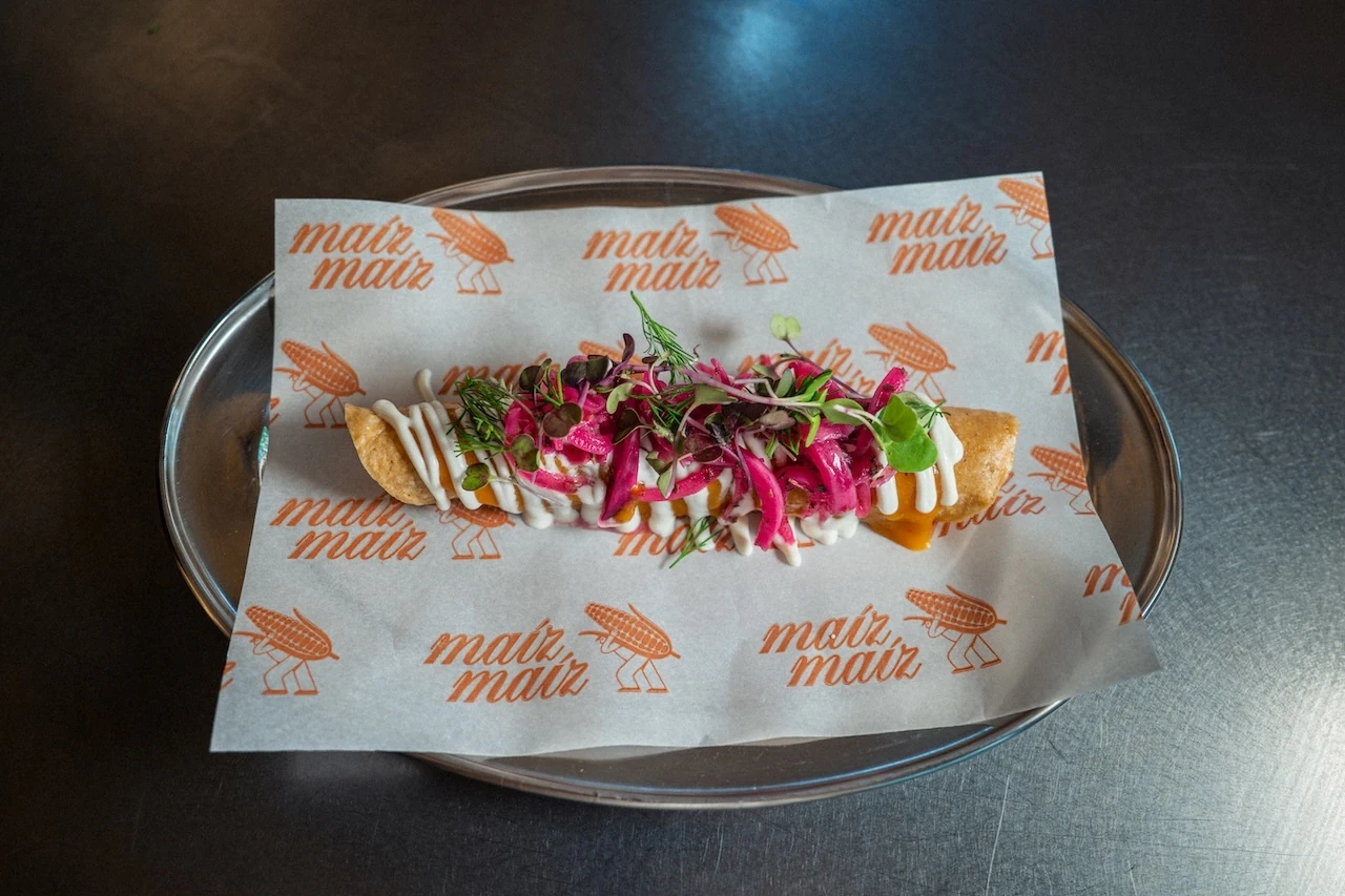 Flauta de cochinita, Ma&iacute;z Ma&iacute;z 