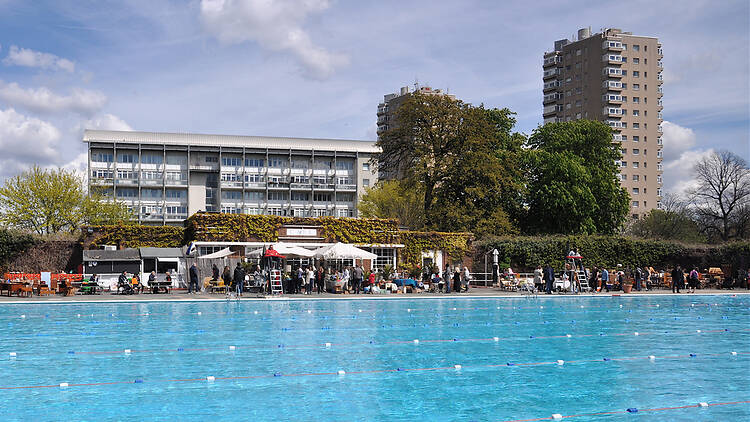 Brockwell Park Lido, south London Brockwell Park Lido, south London