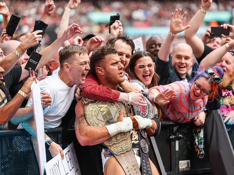 Witness clotheslines and uppercuts galore at raucous wrestling event AEW All in London