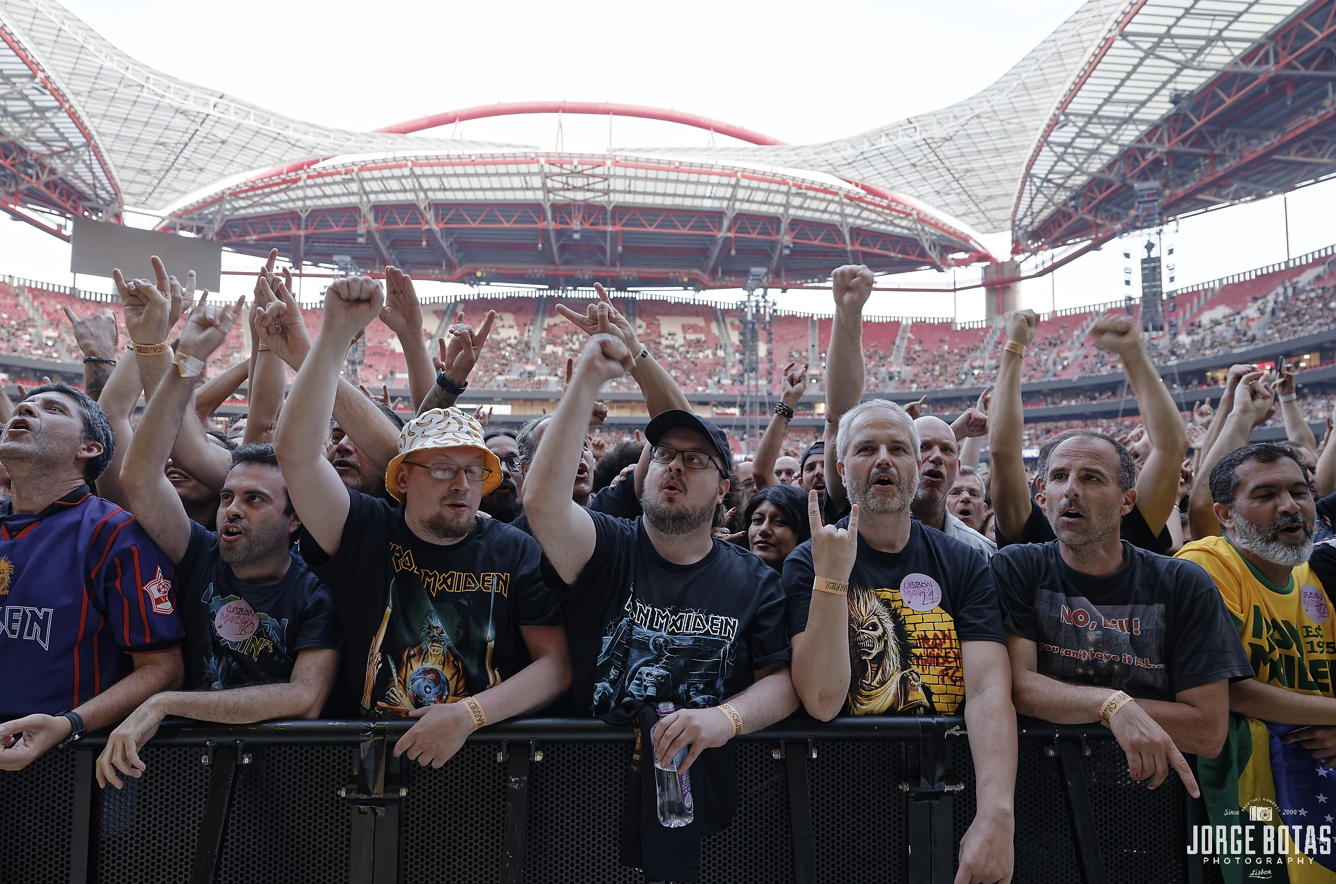 Iron Maiden no Est&aacute;dio da Luz