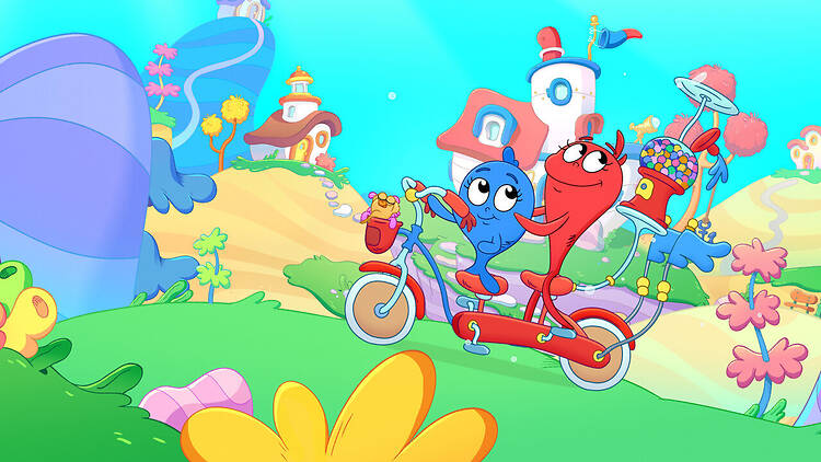 3. Dr. Seuss Pez Rojo, Pez Azul (Netflix)
