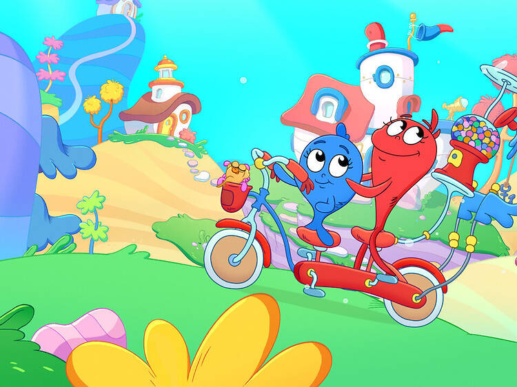 3. Dr. Seuss Pez Rojo, Pez Azul (Netflix)