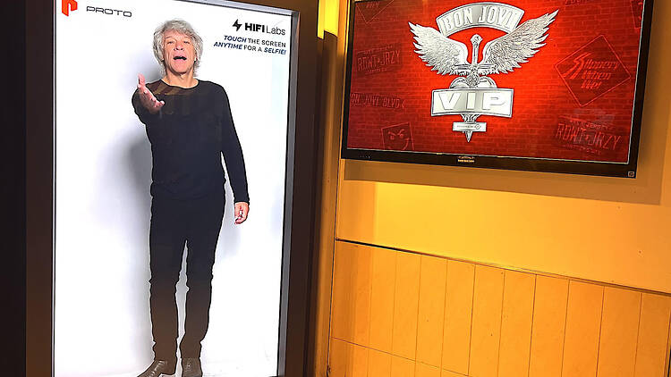 Jon Bon Jovi hologram Jon Bon Jovi hologram