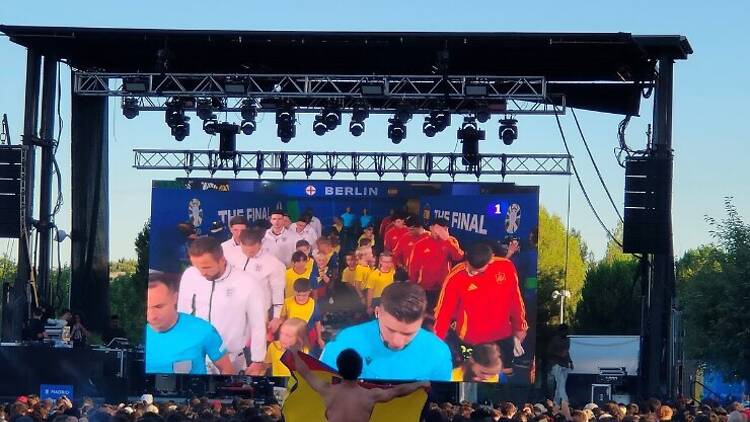 Madrid Río durante la final de la Eurocopa 2024 Madrid Río durante la final de la Eurocopa 2024