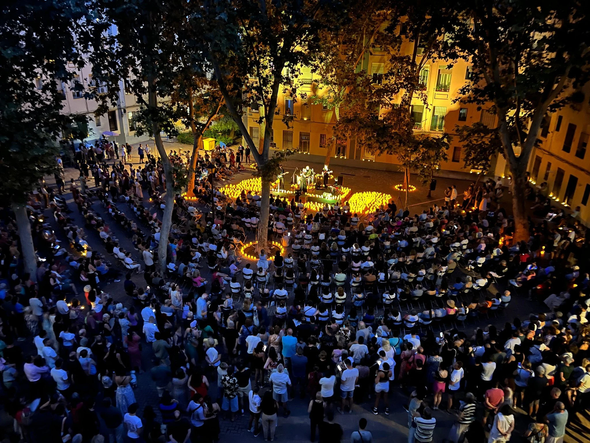 Arganzuela a la luz de las velas